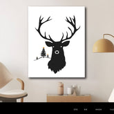 Painting by Numbers Deer Merry Christmas